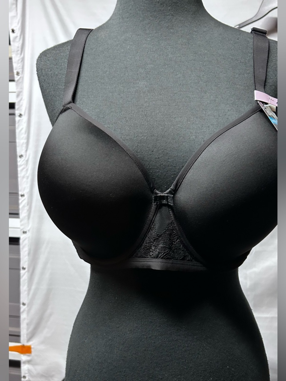 Bali Black Smooth Molded Underwire Bra